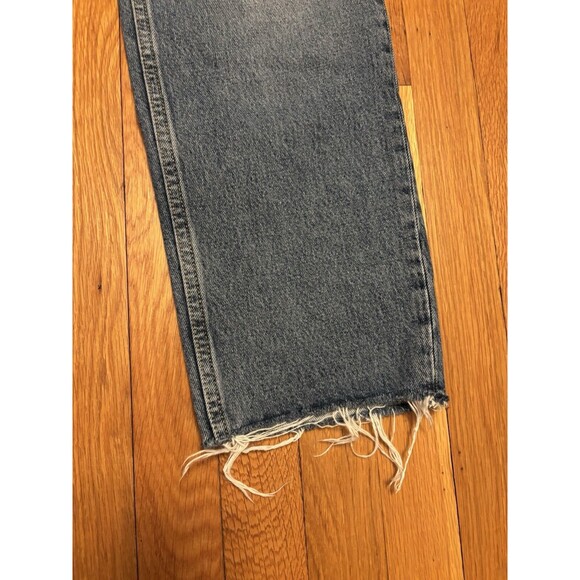 Toteme Classic Cut Denim Blue Cotton Vintage Wash Straight Leg Cropped Size 27 - Picture 4 of 12